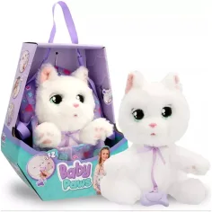 Interaktivní plyšová figurka Baby Paws – Bílá kočka