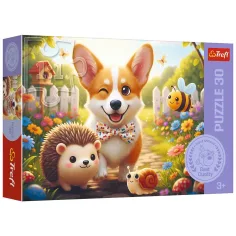 Jednodenní puzzle s Corgim 30ks - Trefl obrázek 1