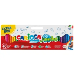 Jumbo 40ks maxi fixy set - Carioca