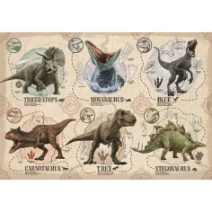 Jurassic World 104ks Super Color Puzzle - Clementoni obrázek 2
