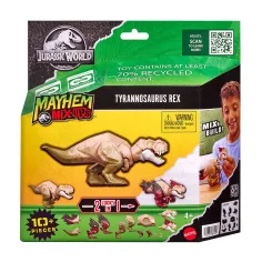 Jurassic World: Mayhem Mix-Ups DIY Mutantní dinosaurus T-Rex - Mattel