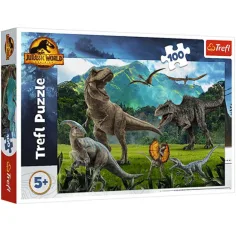 Jurassic World: Puzzle s dinosaury z Jurského parku 100 kusů - Trefl
