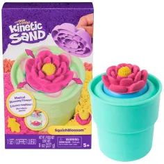 Kinetic Sand: Squish Blossom kouzelný květ písečné modelíny – Spin Master