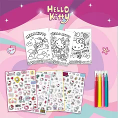 Omalovánky s nálepkami Hello Kitty - Lisciani obrázek 3