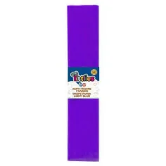 Krepový papír fialové barvy 50 x 200cm