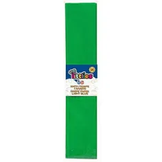 Krepový papír zelené barvy 50x200cm obrázek 1