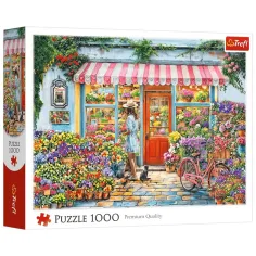 Květinový obchod 1000dílné puzzle - Trefl obrázek 1
