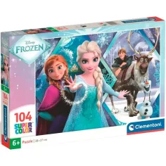 Ledové království 104dílná supercolor skládačka - Clementoni