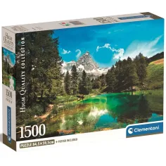 Nebesky modré jezero 1500ks HQC puzzle 84,5x59,5cm - Clementoni