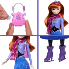 Ledové království - Ledový krystal Překvapení - Anna Ledové království 2 V oblečení - Mattel obrázek 4