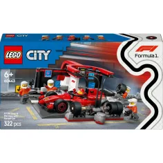 LEGO® City: F1®-ová boxová dráha a personál s autem Ferrari (60443) obrázek 1
