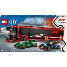 LEGO® City: F1® nákladní auto s vozy RB20 a AMR24 F1® (60445)