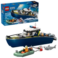 LEGO® City: Pronásledování policejní lodí (60456)