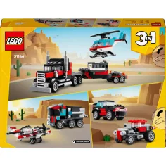 LEGO® Creator: Plachtový nákladní automobil a helikoptéra (31146) obrázek 2