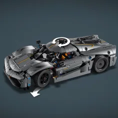 LEGO® Technic: Koenigsegg Jesko Absolut šedé hyperauto (42173) obrázek 6
