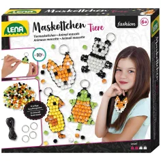 LENA: DIY klíčový řetěz výrobce zvířecí korálkování sada
