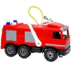 LENA: Obří hasičský vůz Mercedes-Benz Actros s pumpou 64cm obrázek 2