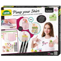 LENA: Turbo si obleč tričko! - Kreativní sada na dekoraci triček s kapsami