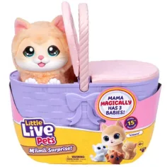 Little Live Pets: Kočka v košíku se svými koťaty obrázek 1