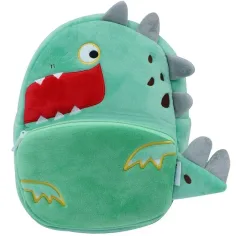 Luna: Dětský plyšový batoh s potiskem dinosaura Must Team 27x10x24cm