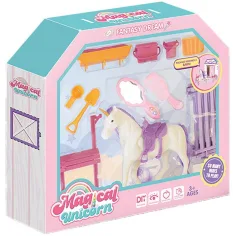Luna: Fantasy Dream jednorožec herní set se stájí, ohradou a doplňky