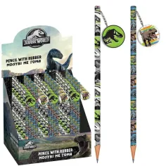 Luna: Grafitová tužka Jurassic World s gumou, ve dvou variantách 1ks