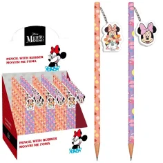 Luna: Minnie Myš grafitová tužka s gumou, ve dvou variantách 1ks
