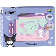 Luna: Kuromi magnetická kreslící tabule 3 ks razítky a smazatelným kreslícím povrchem obrázek 1