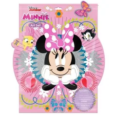 Luna: Minnie myš omalovánka, samolepkami a 6 ks fixů