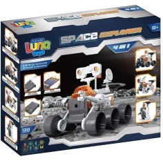 Luna: Space Explorer 4 v 1 138 dílný solární robot prozkoumávač obrázek 1
