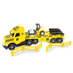 Magic Truck Technic: Nákladní auto s válcem a světlem 80cm - Wader obrázek 2