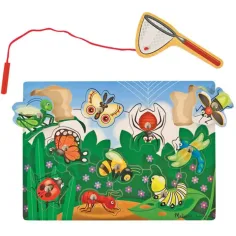 Magnetická síť na motýly dřevěná rozvojová hračka - Melissa & Doug