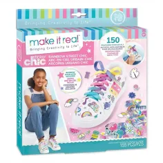 Make It Real: Sticker Chic Ozdoba na boty - Móda duhové cesty