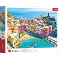 Malebné město Vernazza, Ligurie, Itálie 1000dílná skládačka - Trefl