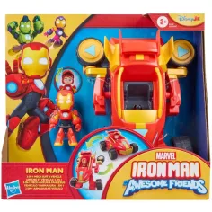 Marvel: Iron Man 2 v 1 Mech Iron Man auto a figurková sada - Hasbro