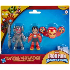 Marvel Iron Man a jeho úžasní přátelé - Iron Antics Iron Man a Ultron herní set - Hasbro