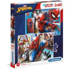 Marvel Pókemon Supercolor 2 v 1 puzzle 2x60ks - Clementoni