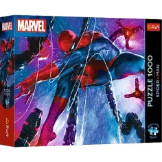 Marvel Spider-Man Síť dobrodružství 1000dílná prémiová skládačka - Trefl