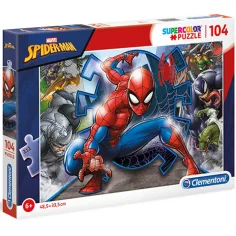 Marvel Spider-Man Supercolor 104ks puzzle - Clementoni