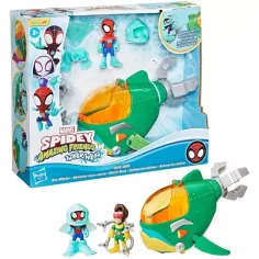 Marvel Spidey a jeho úžasní přátelé: Water-Webs – mořská velryba Doktora Octopuse, herní sada – Hasbro