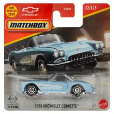 Matchbox: 1958 Chevrolet Corvette autíčko 1/64 - Mattel