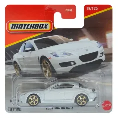 Matchbox: 2004 Mazda RX-8 bílý autíčko 1/64 - Mattel