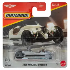 Matchbox: 2021 Morgan 3 Wheeler stříbrné autíčko 1/64 - Mattel