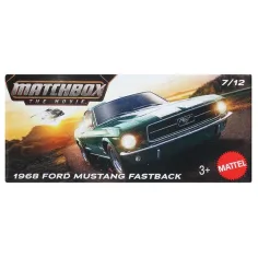 Matchbox A Film: 1968 Ford Mustang Fastback papírová krabička autíčko 1/64 – Mattel