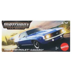 Matchbox A Film: 1969 Chevrolet Camaro papírová krabička autíčko 1/64 – Mattel