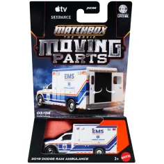 Matchbox A film: 2019 Dodge RAM Ambulance otevírací autíčko 1/64 – Mattel