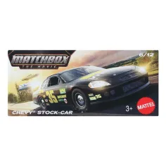 Matchbox A Film: Chevy Stock-Car papírová krabička autíčko 1/64 – Mattel