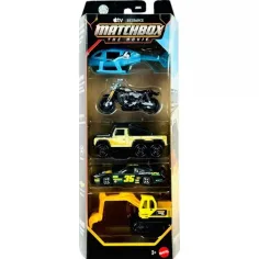 Matchbox A Film: Movie Heroes 5ks mini autíček set - Mattel