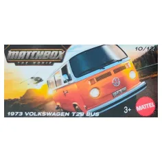 Matchbox: Papírová krabice 1973 Volkswagen T2B Bus autíčko 1/64 - Mattel