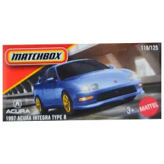 Matchbox: Papírová krabice 1997 Acura Integra Type R autíčko 1/64 - Mattel